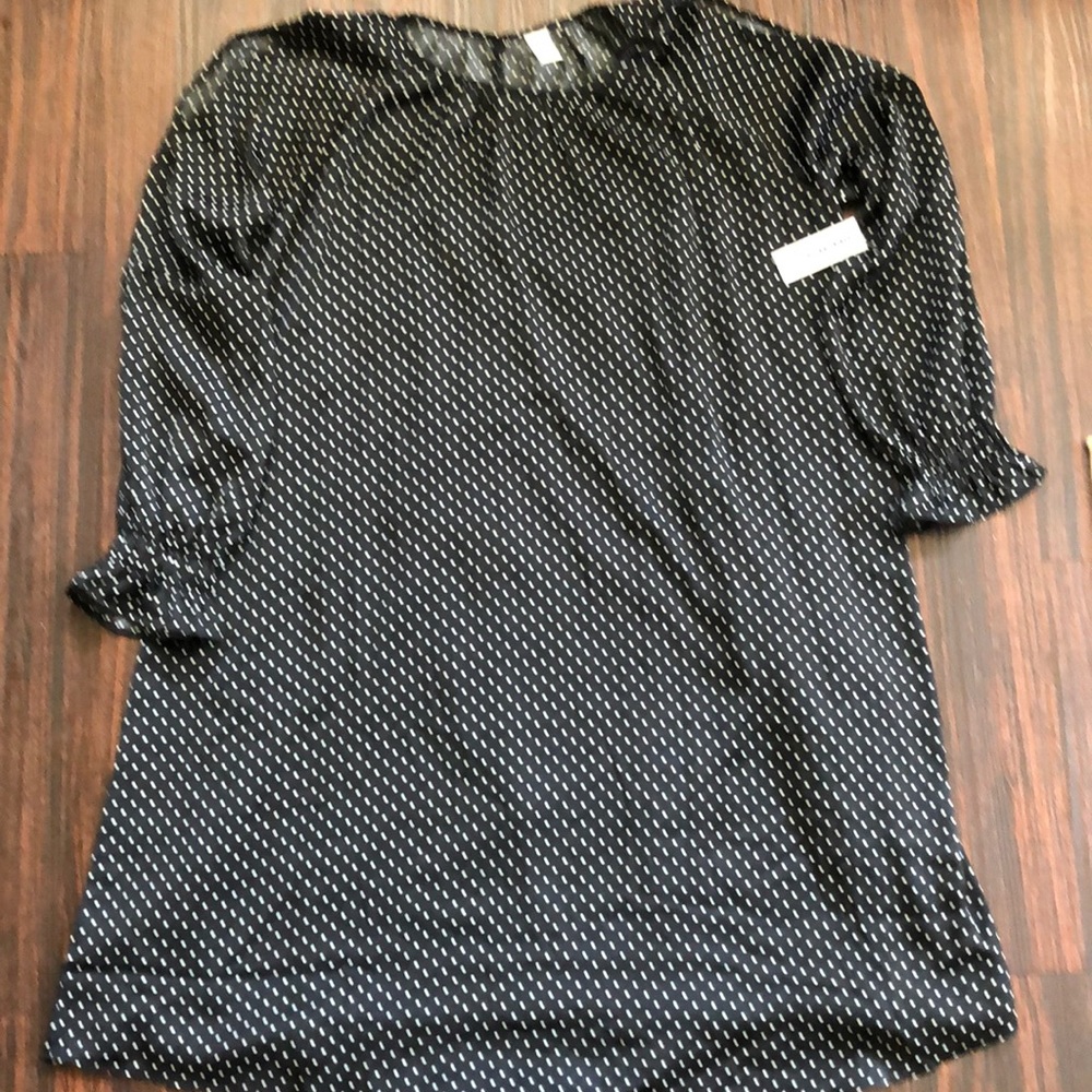 Old Navy NWT Black Polka Dot Swing Dress-Large